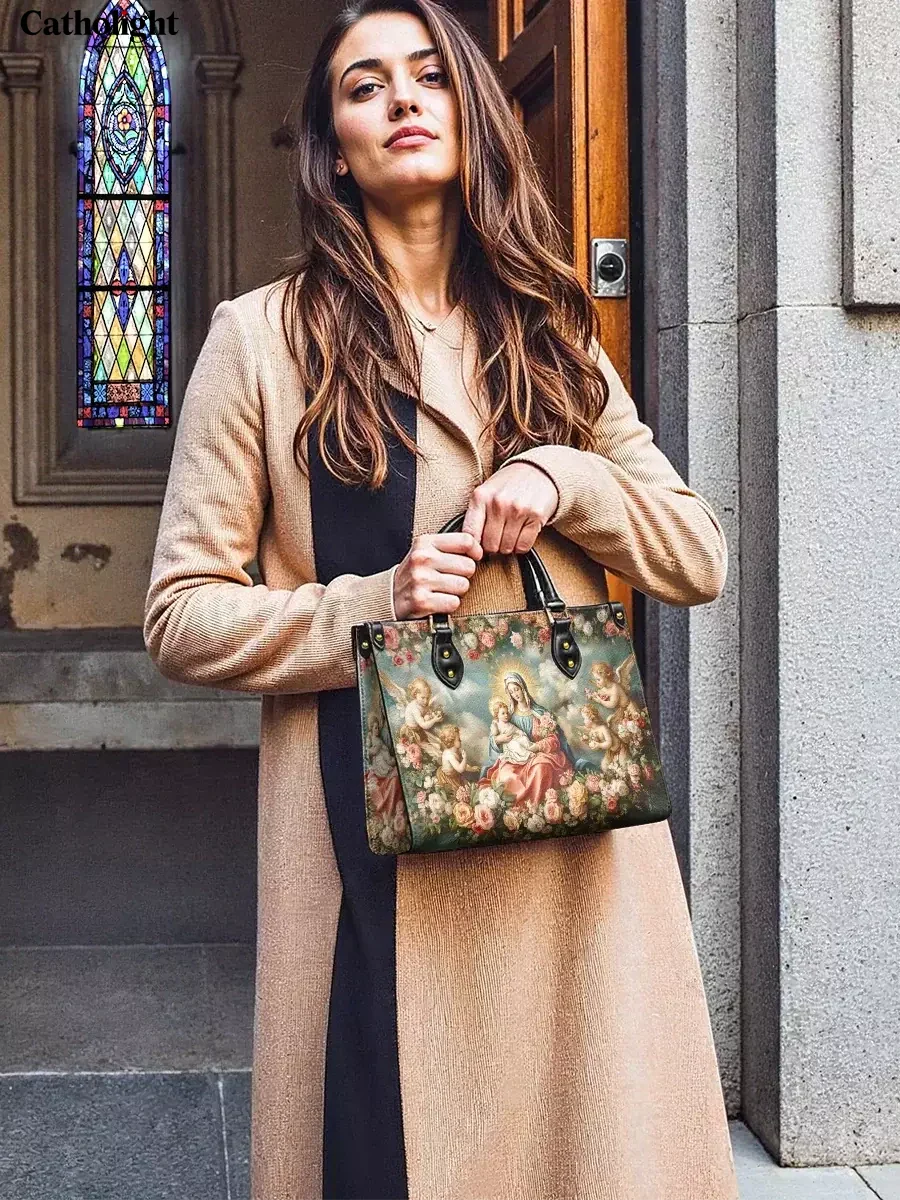 Bolsa de Couro Jardim Celestial