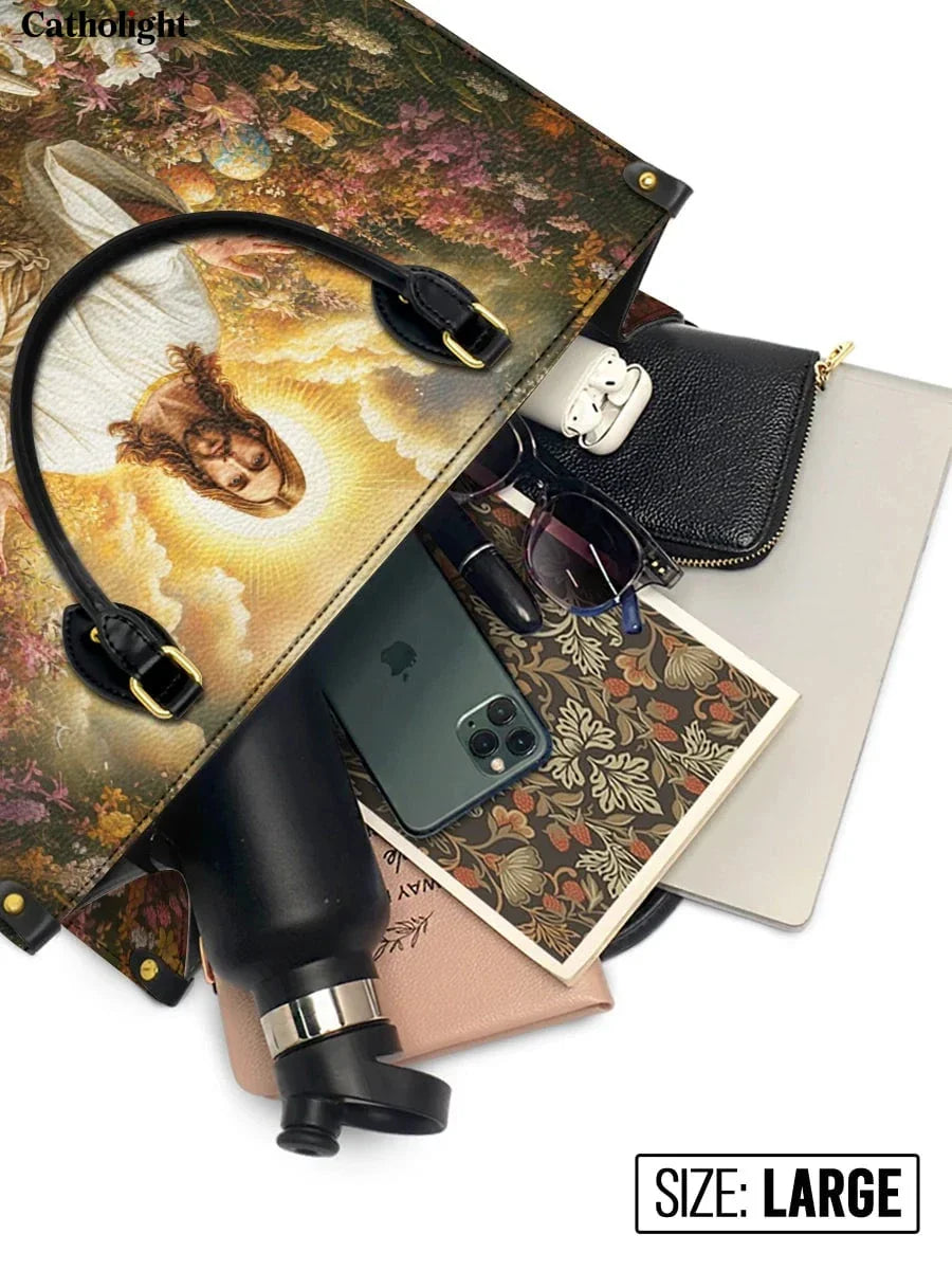 Bolsa de Couro Ave Maria - Realeza Divina
