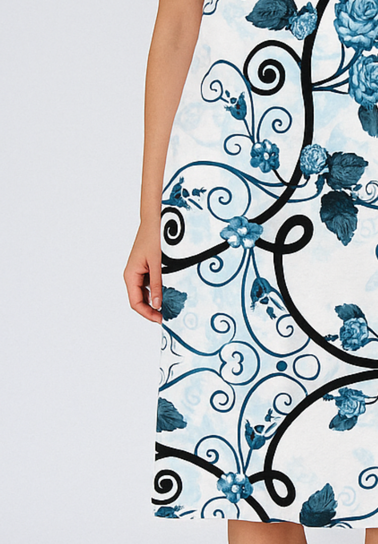 Vestido Estação das Rosas