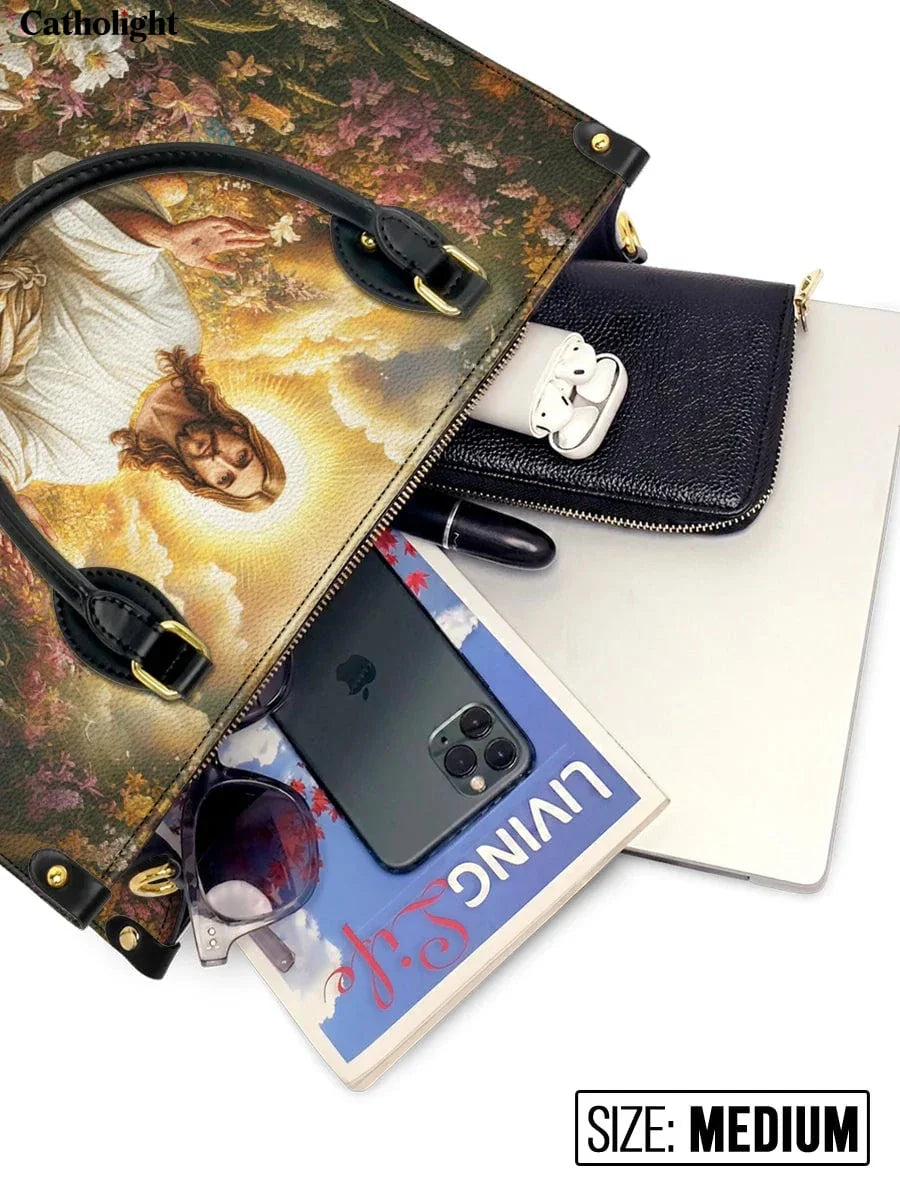 Bolsa de Couro Ave Maria - Realeza Divina