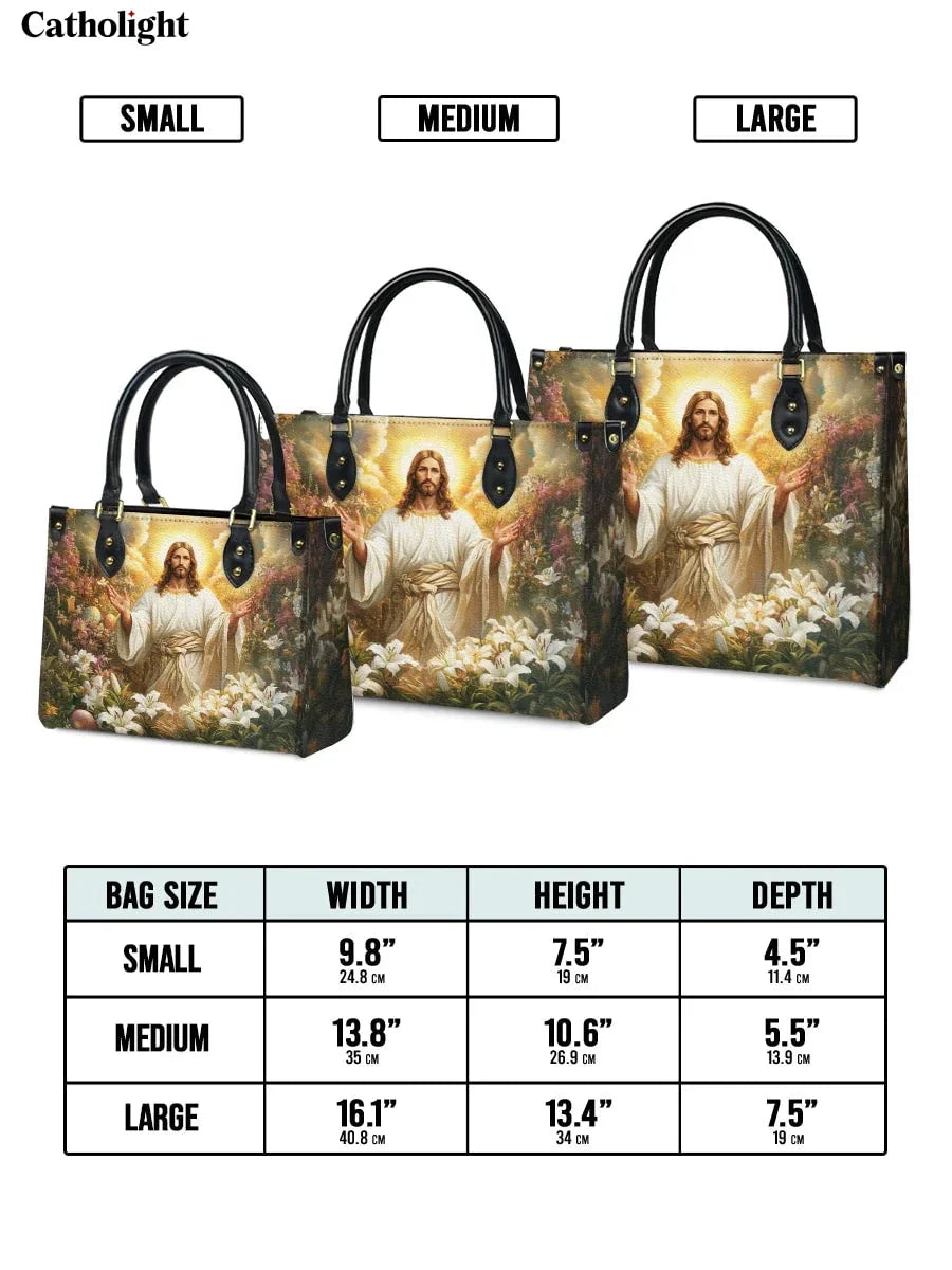 Bolsa de Couro Ave Maria - Realeza Divina