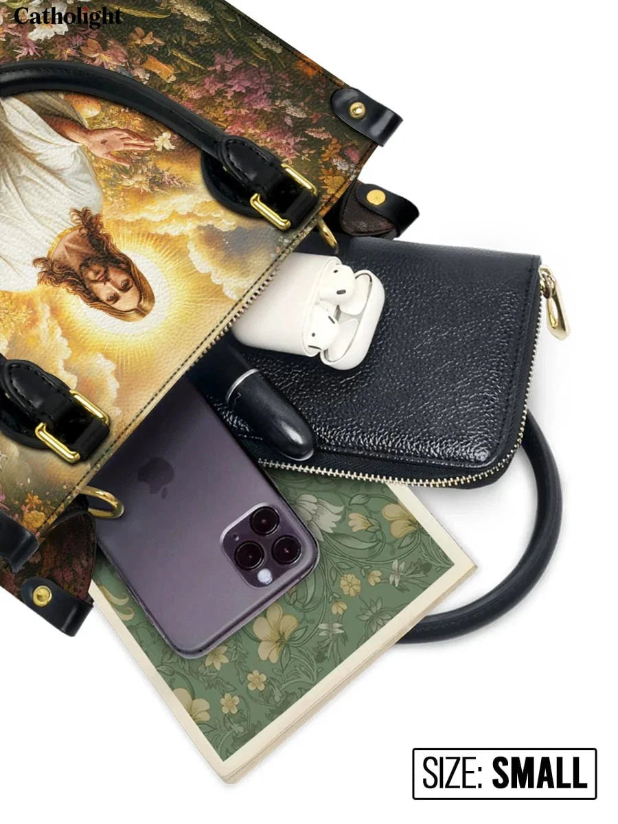 Bolsa de Couro Ave Maria - Realeza Divina