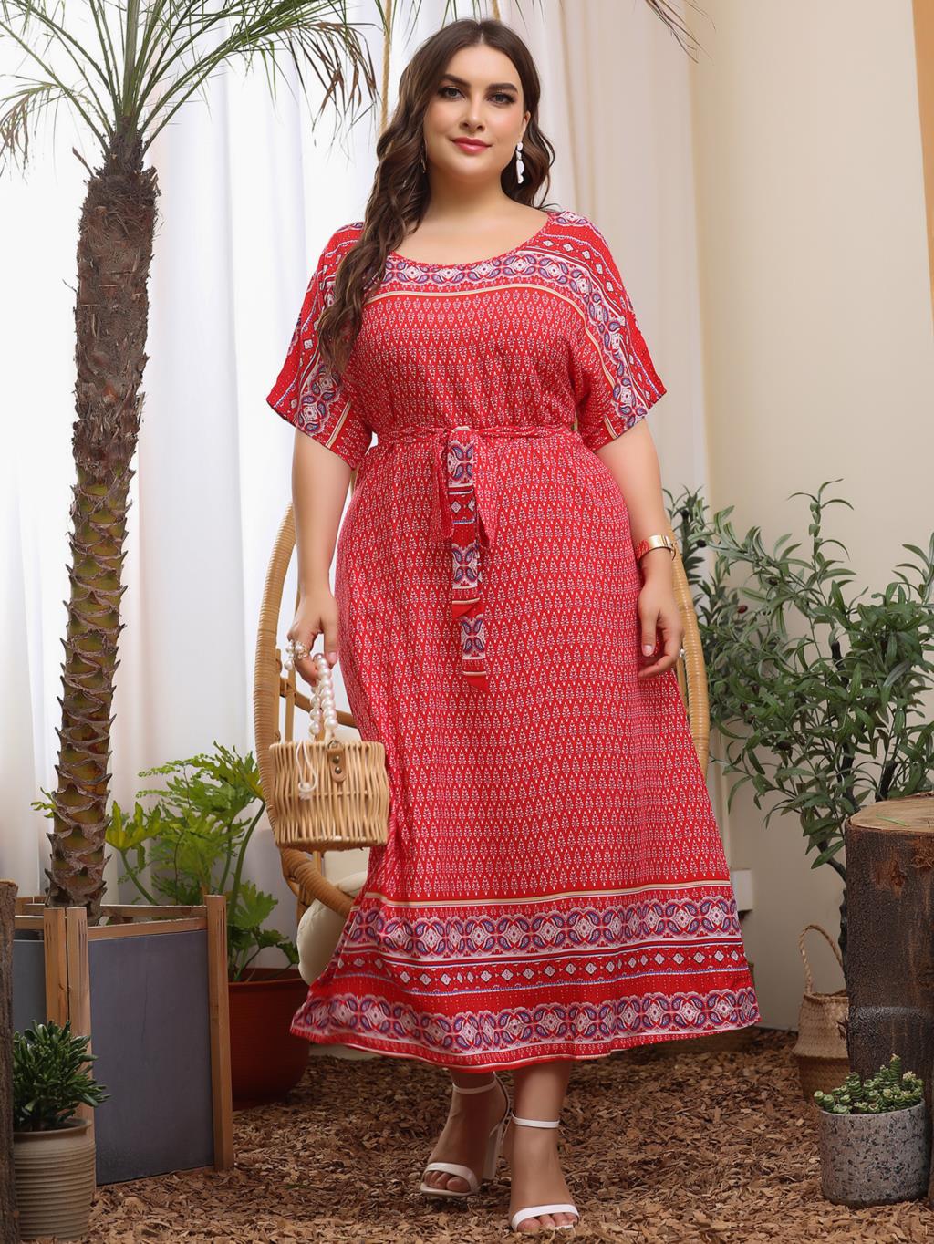 Vestido Floral Manga Rosa » Coleção Eleganza
