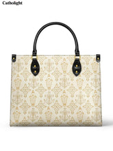 Bolsa de Couro Monograma Ave Maria