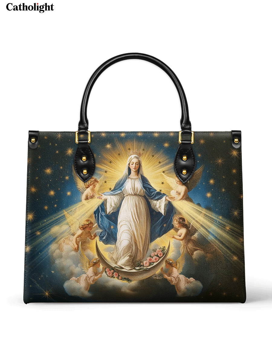 Bolsa de Couro Rainha do Céu