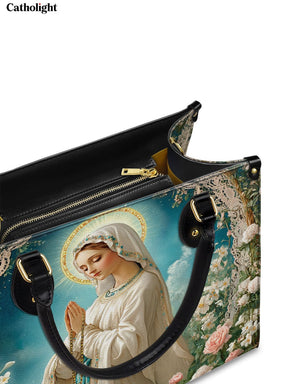 Bolsa de Couro Nossa Senhora de Lourdes