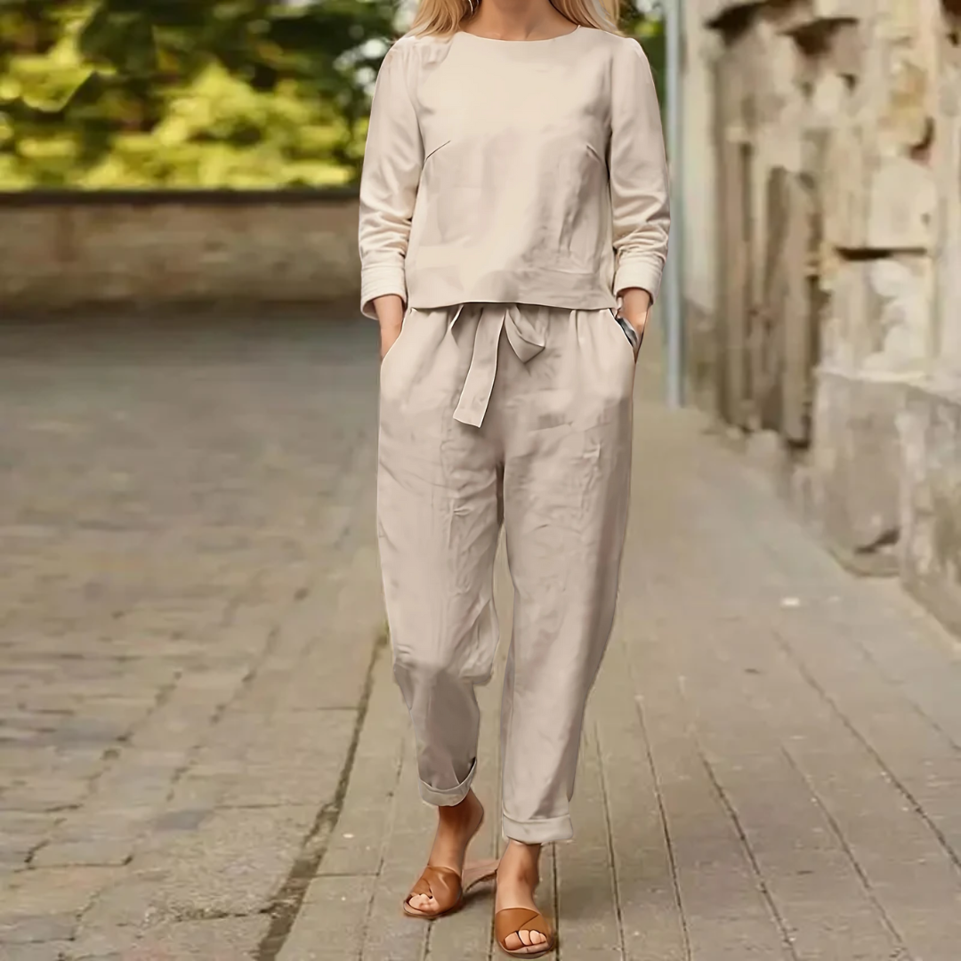 Conjunto Calça e Blusa Siena Manga Longa