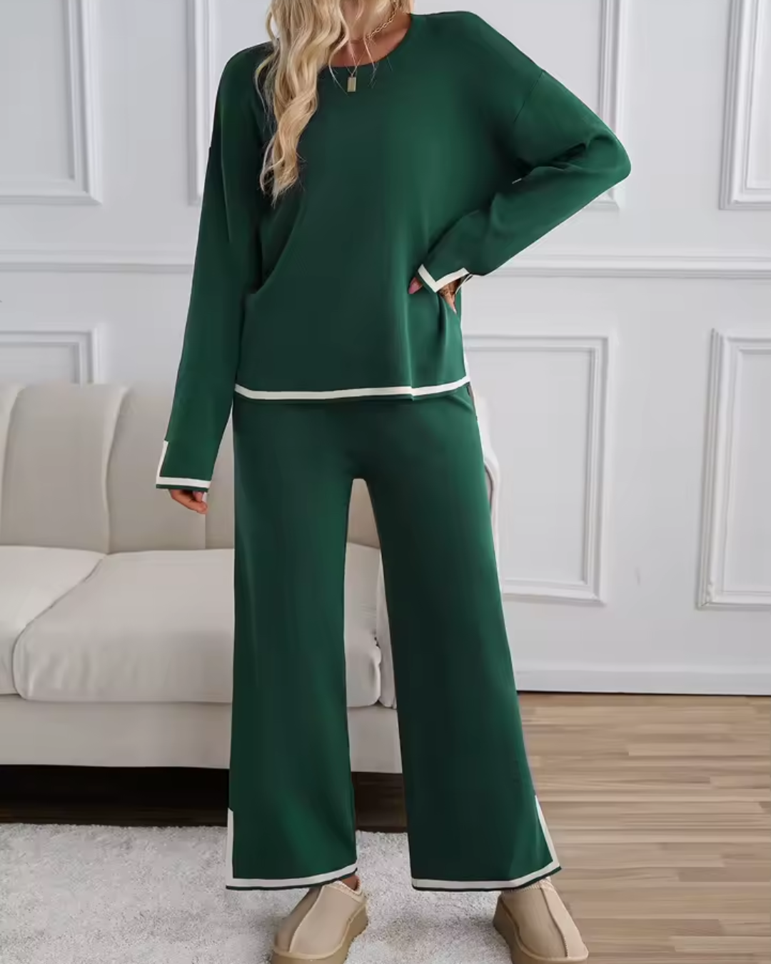 Conjunto Calça e Blusa Kátia- Manga Longa