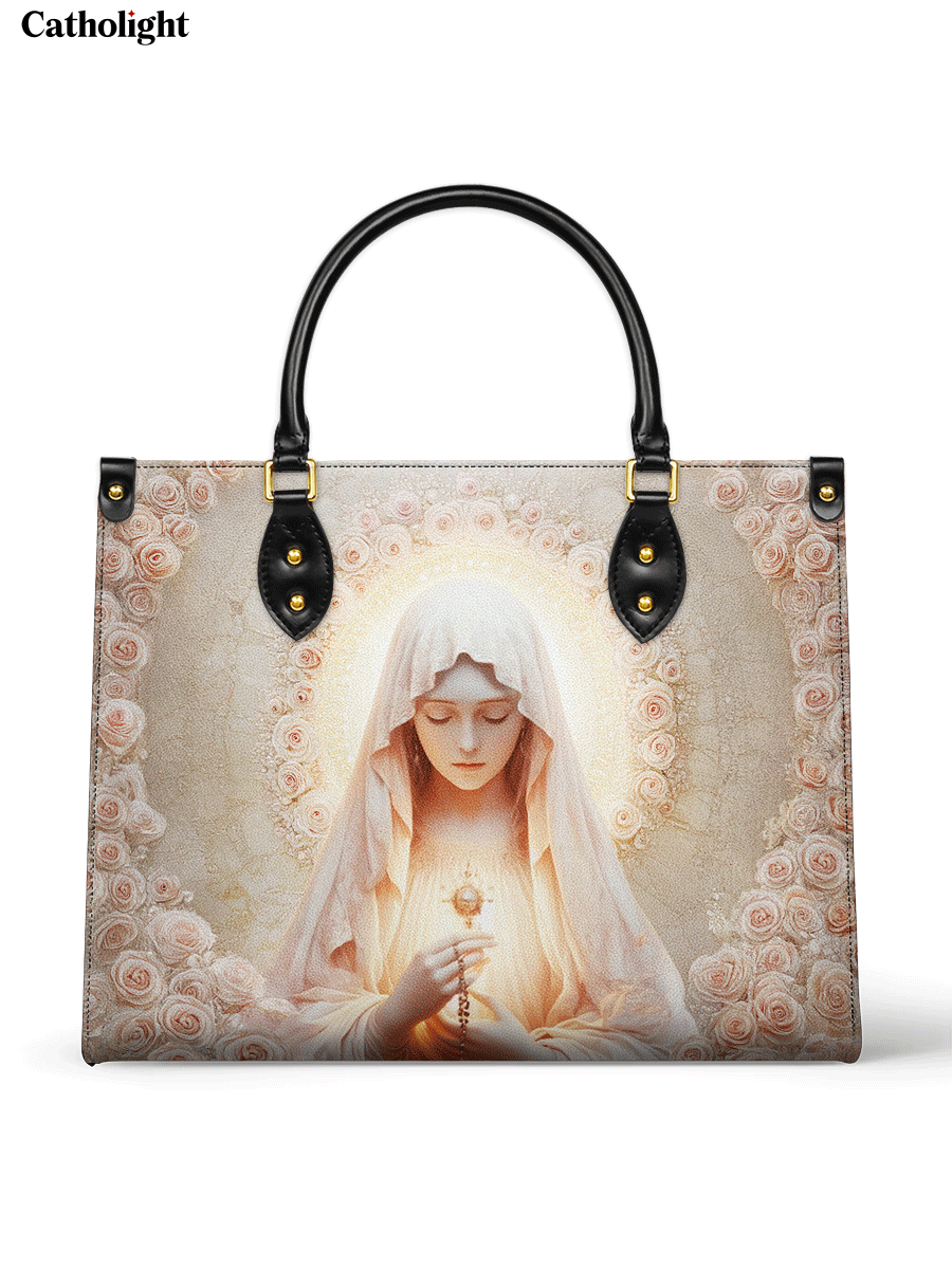 Bolsa de Couro Nossa Senhora do Santíssimo Sacramento