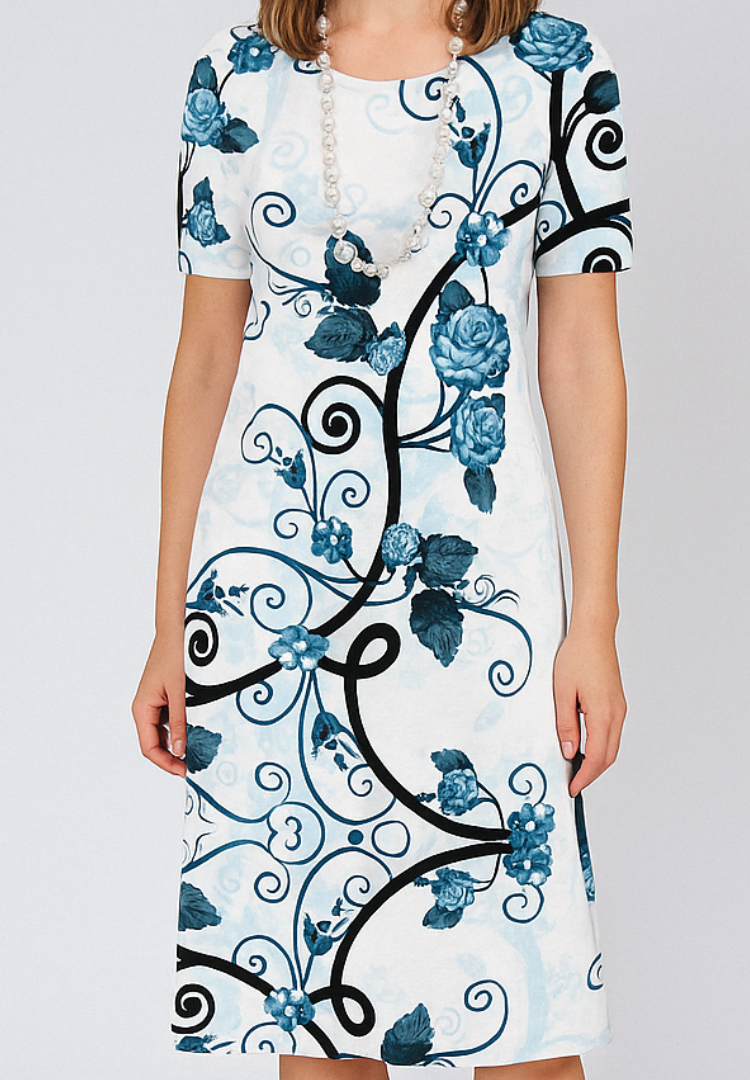 Vestido Estação das Rosas