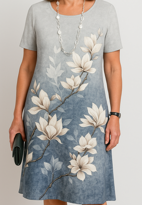 Vestido Pétala Azulada