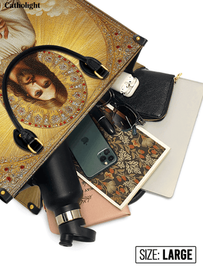 Bolsa de Couro – Jesus, o Salvador Luz Eterna