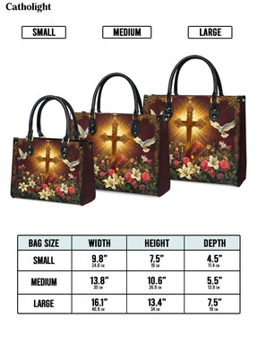Bolsa de Couro A Cruz Gloriosa