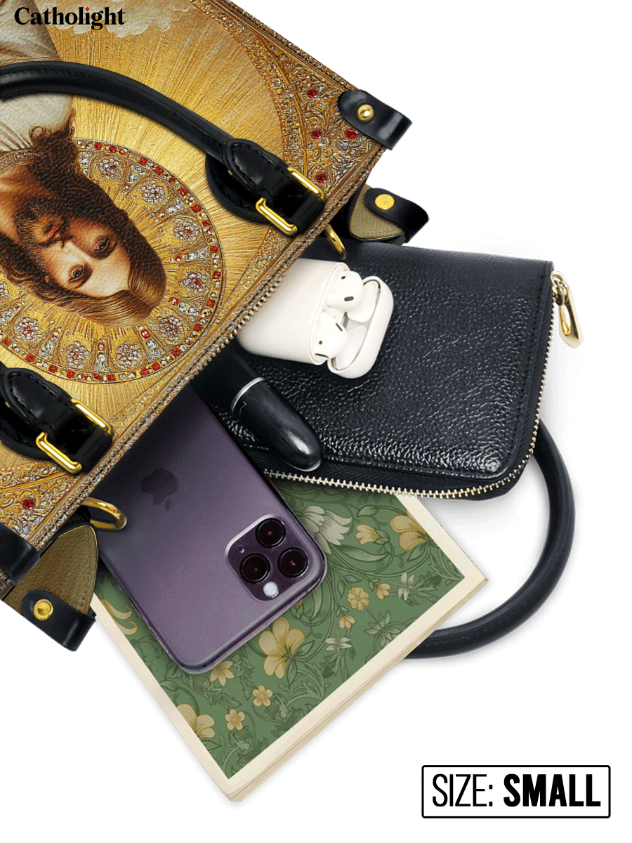 Bolsa de Couro – Jesus, o Salvador Luz Eterna