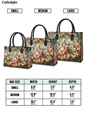 Bolsa de Couro Jardim Celestial