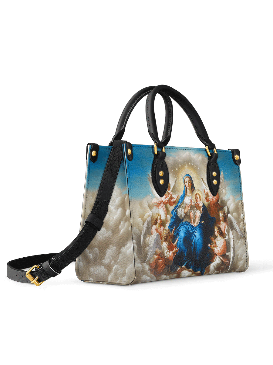 Bolsa de Couro – Ascensão Divina: O Abraço Celestial