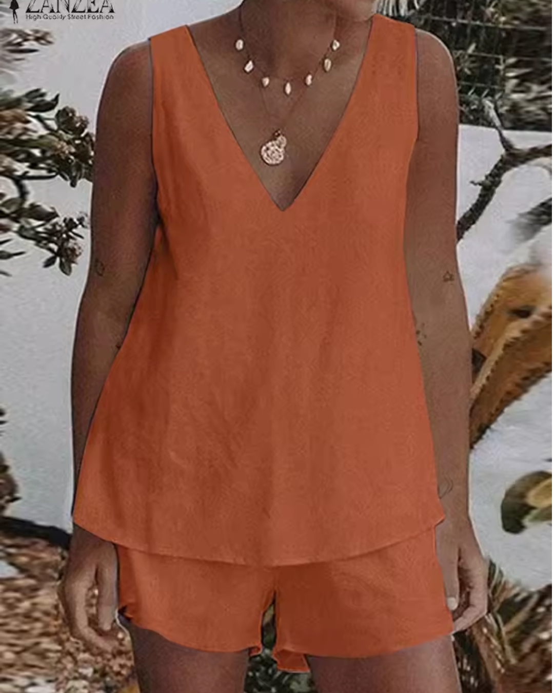 Conjunto com Decote em V Márcia