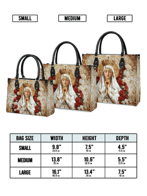 Bolsa de Couro Realeza de Fátima