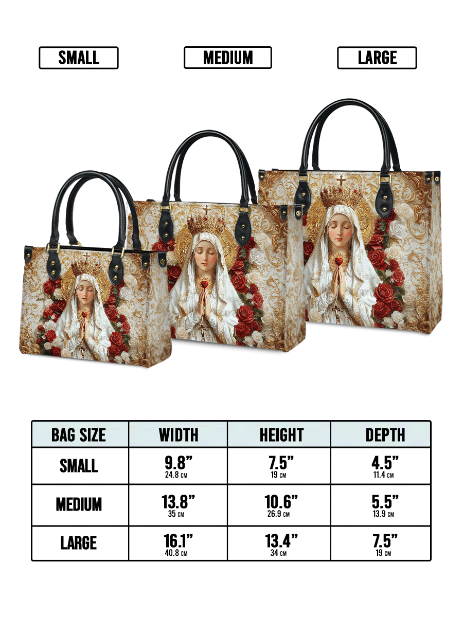 Bolsa de Couro Realeza de Fátima