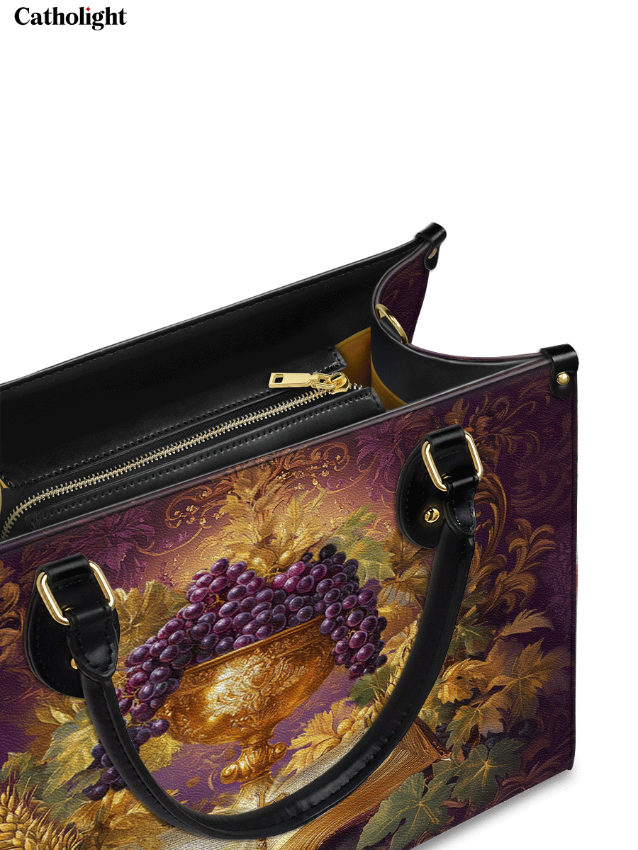 Bolsa de Couro – Cálice da Abundância