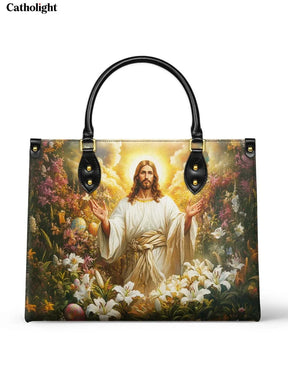 Bolsa de Couro Ave Maria - Realeza Divina