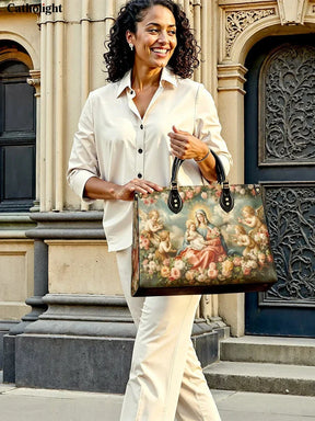 Bolsa de Couro Jardim Celestial