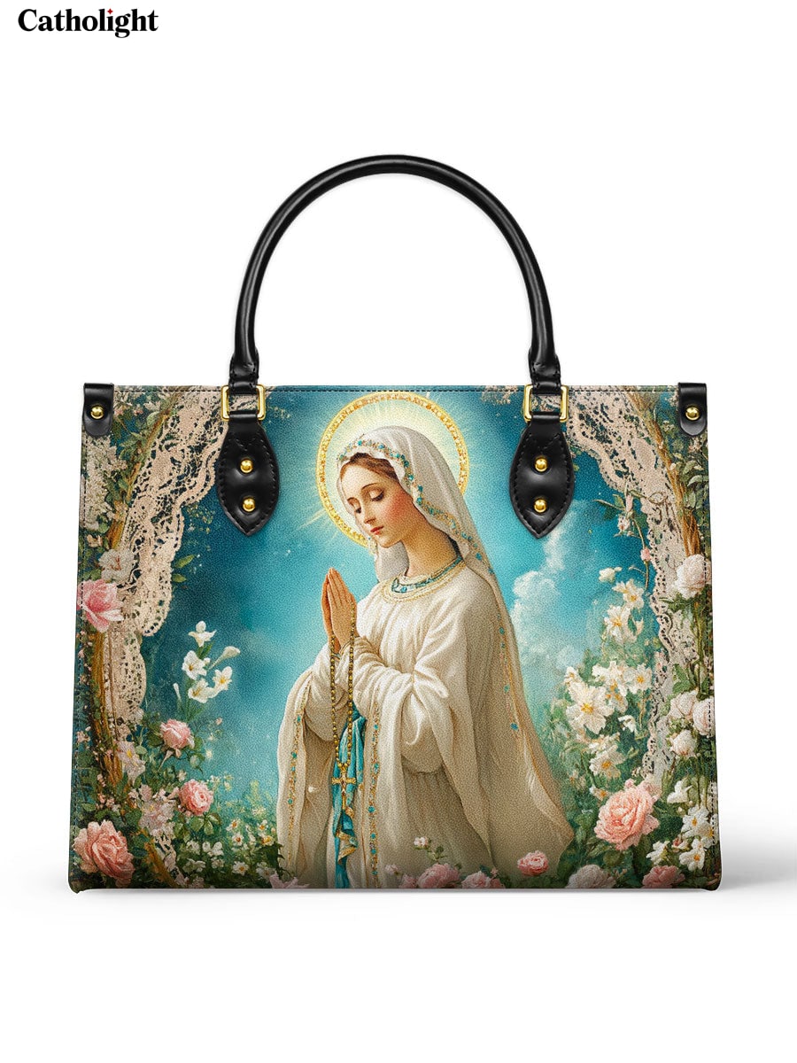 Bolsa de Couro Nossa Senhora de Lourdes