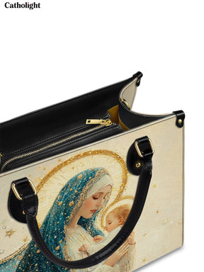 Bolsa de Couro O Abraço da Mãe Divina