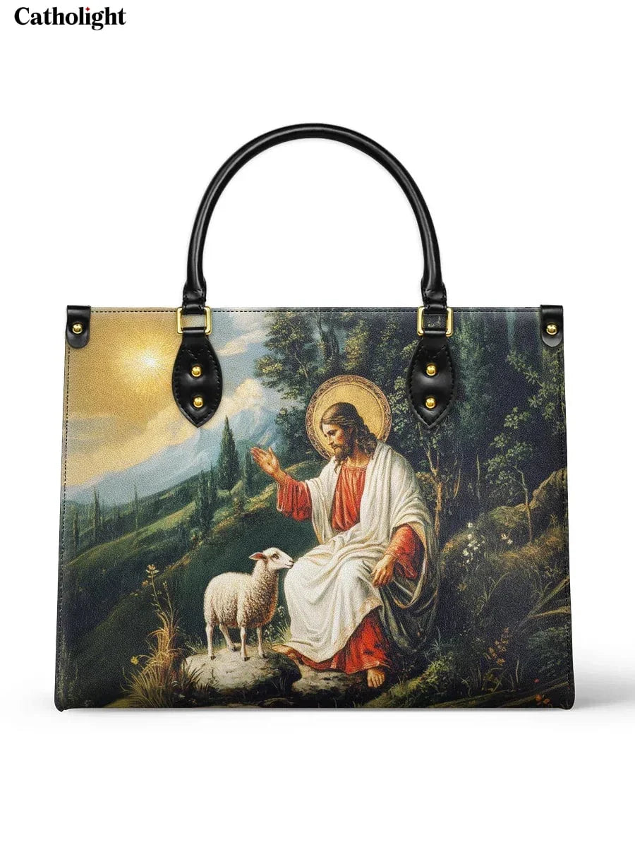 Bolsa de Couro – A Graça do Divino Pastor