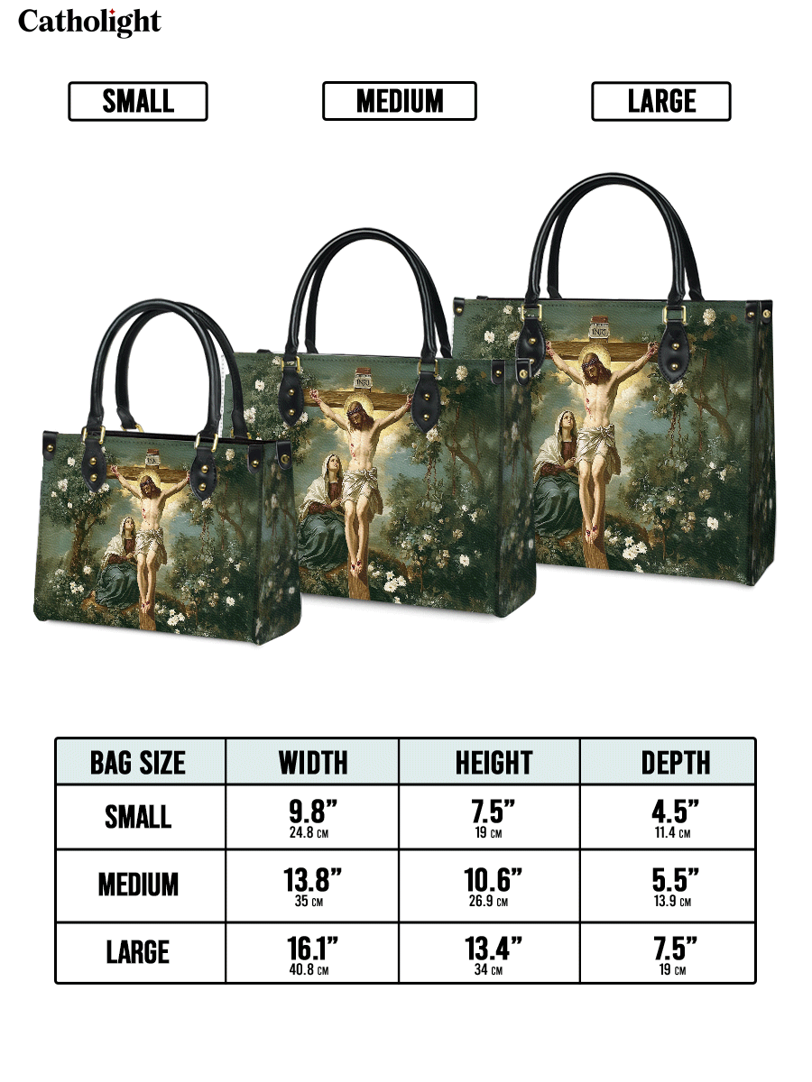 Bolsa de Couro A Cruz da Redenção