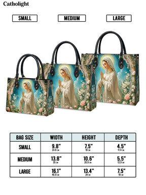 Bolsa de Couro Nossa Senhora de Lourdes