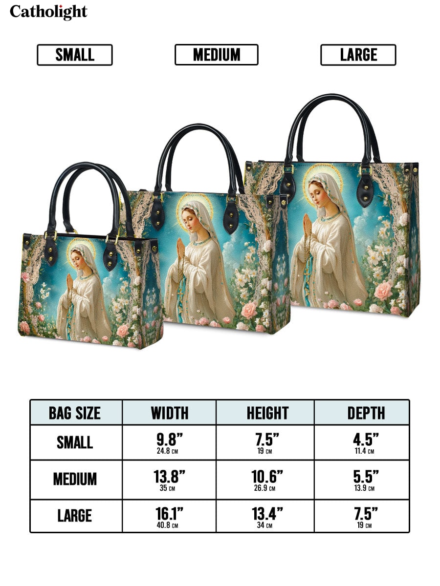 Bolsa de Couro Nossa Senhora de Lourdes