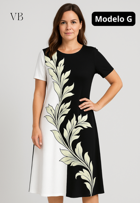 Vestidos Florais com Caimento Solto e Respirável - Modelos Exclusivos