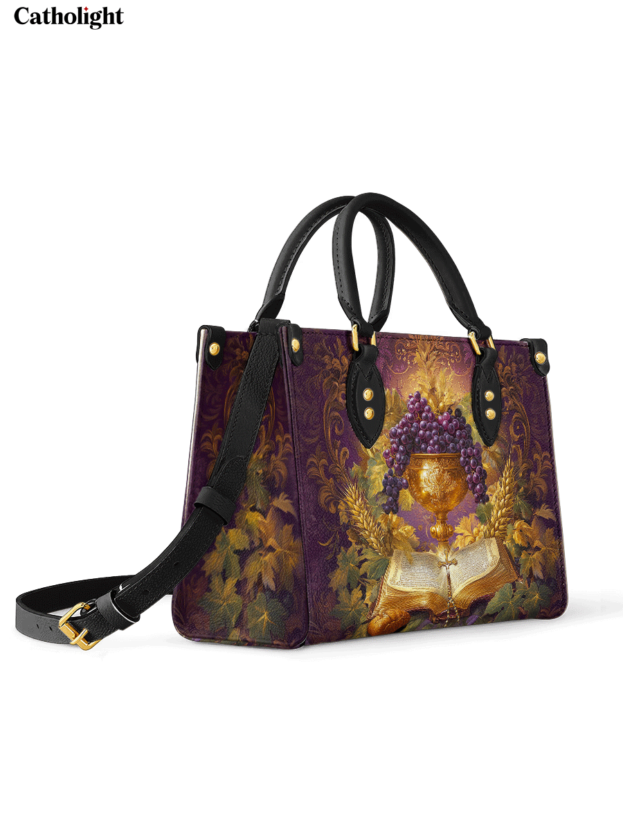 Bolsa de Couro – Cálice da Abundância