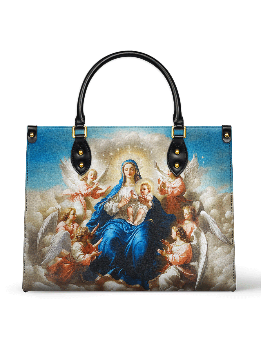 Bolsa de Couro – Ascensão Divina: O Abraço Celestial