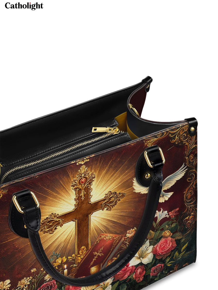 Bolsa de Couro A Cruz Gloriosa