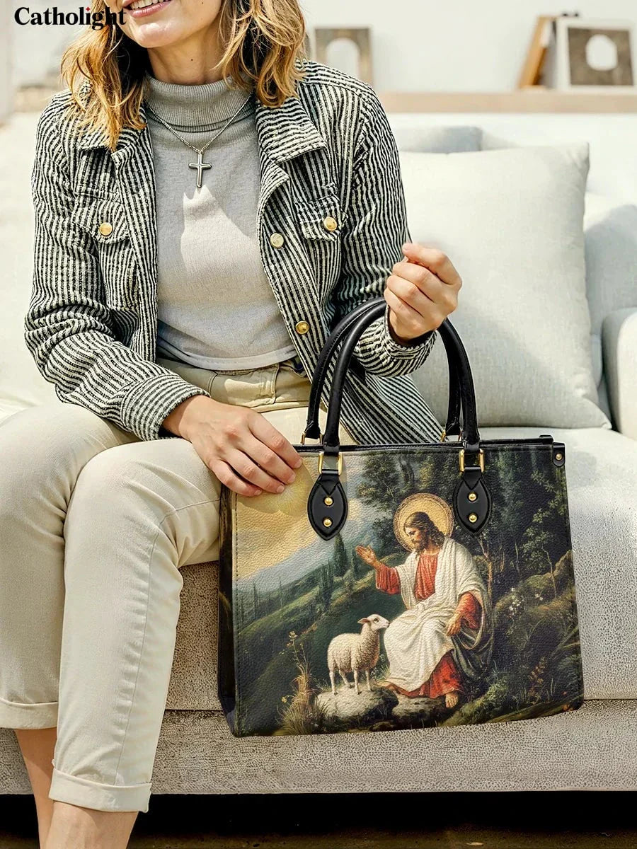 Bolsa de Couro – A Graça do Divino Pastor