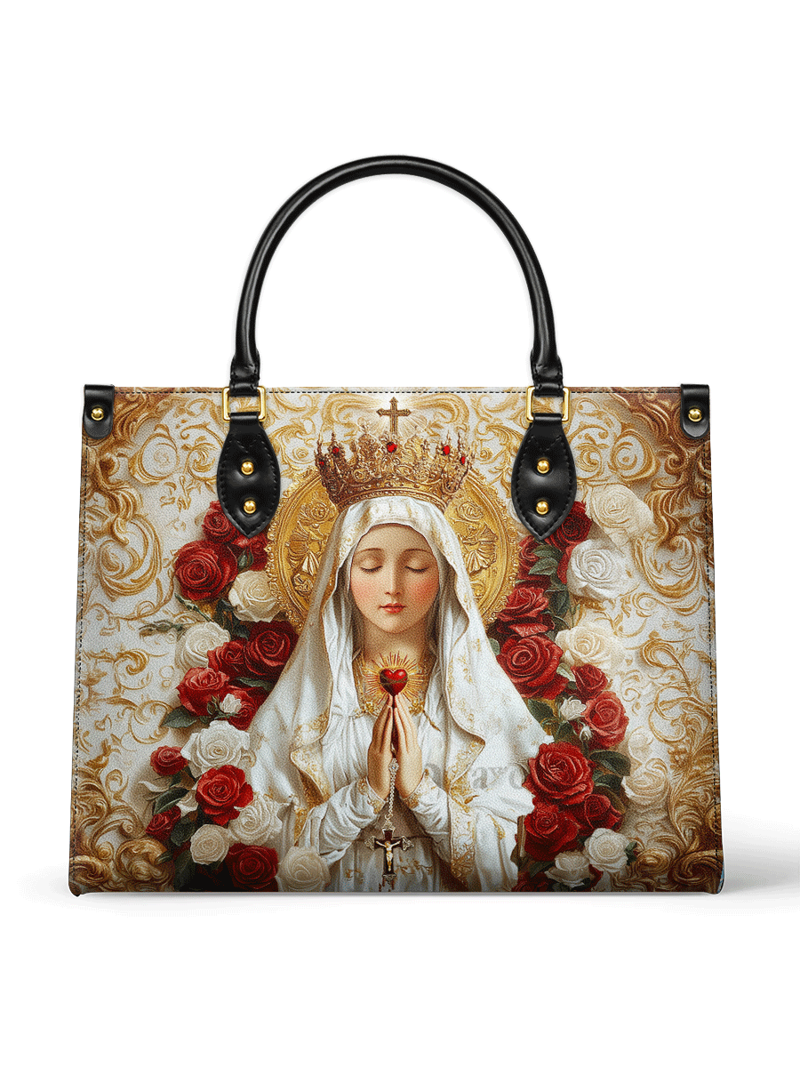 Bolsa de Couro Realeza de Fátima