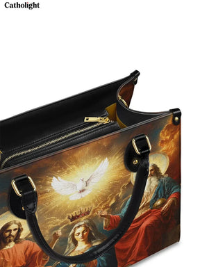 Bolsa de Couro Coroação da Rainha do Céu