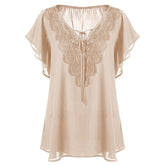 Blusa Ohana Manga Rosa » Coleção Chic