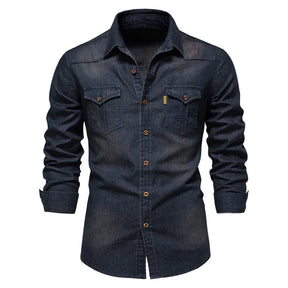 Camisa Comprida com Bolsos Doran