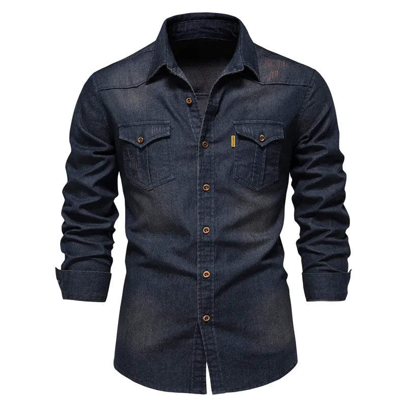 Camisa Comprida com Bolsos Doran