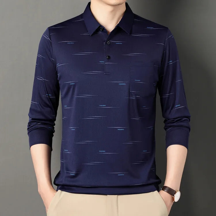 Camisa Polo Comprida Steel