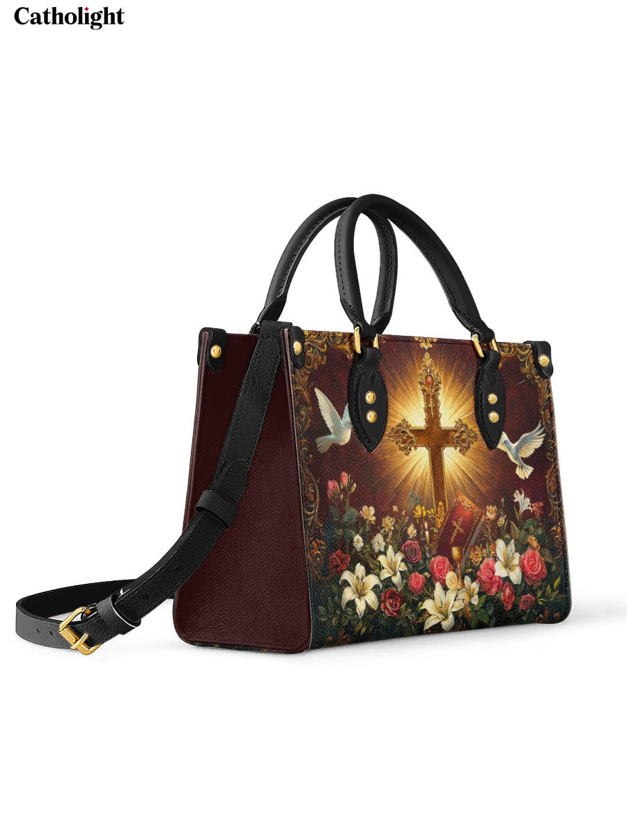 Bolsa de Couro A Cruz Gloriosa