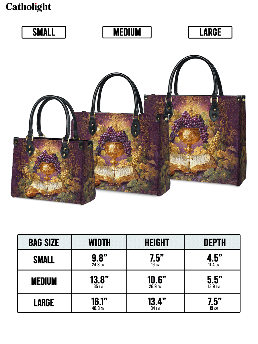 Bolsa de Couro – Cálice da Abundância