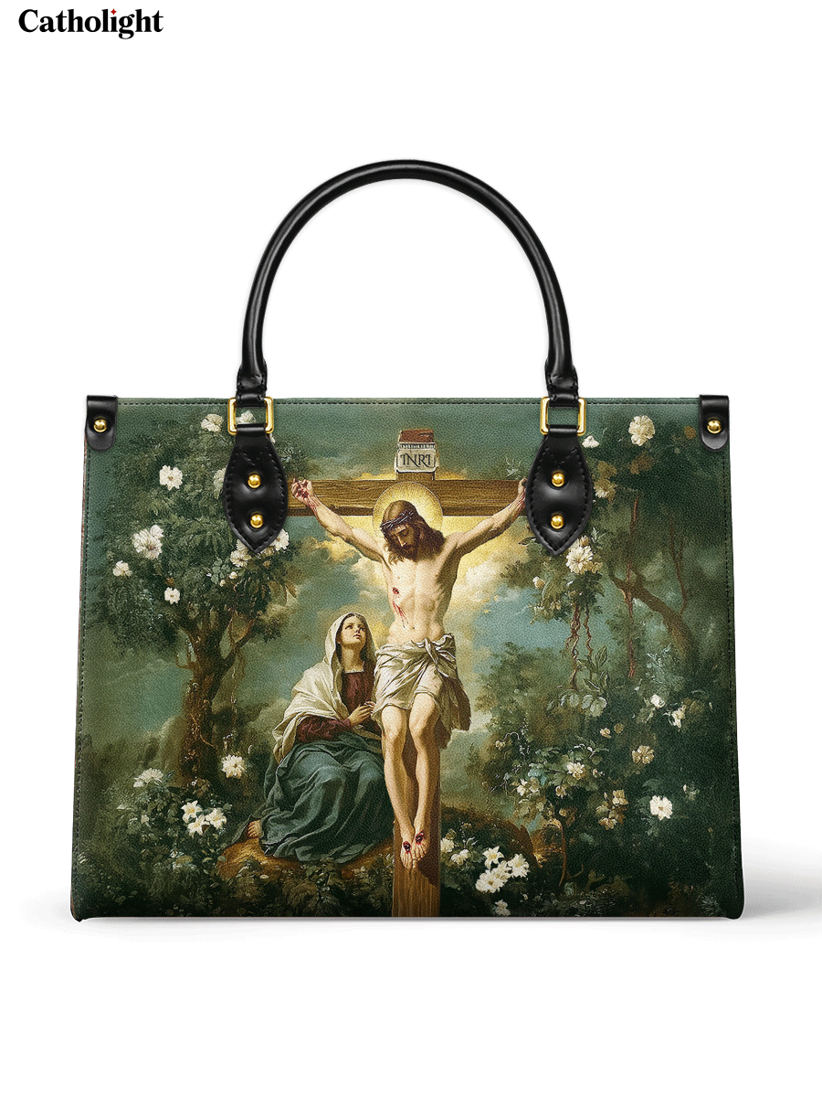 Bolsa de Couro A Cruz da Redenção