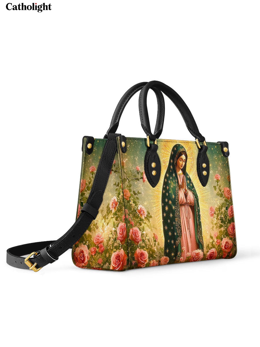 Bolsa de Couro Rosas de Guadalupe