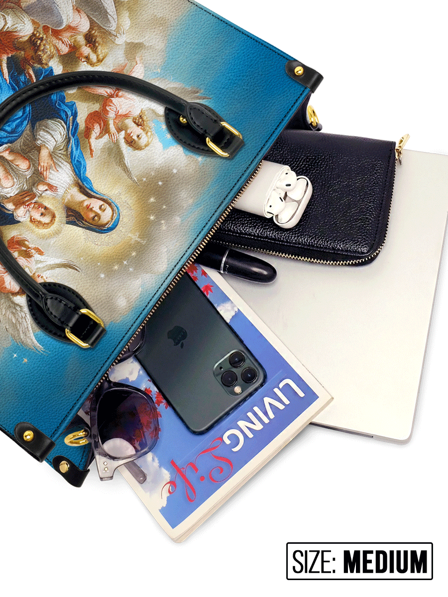 Bolsa de Couro – Ascensão Divina: O Abraço Celestial