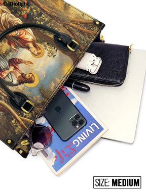 Bolsa de Couro – Cristo e Maria Madalena