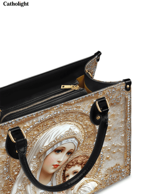 Bolsa de Couro Nossa Senhora - Esplendor Divino